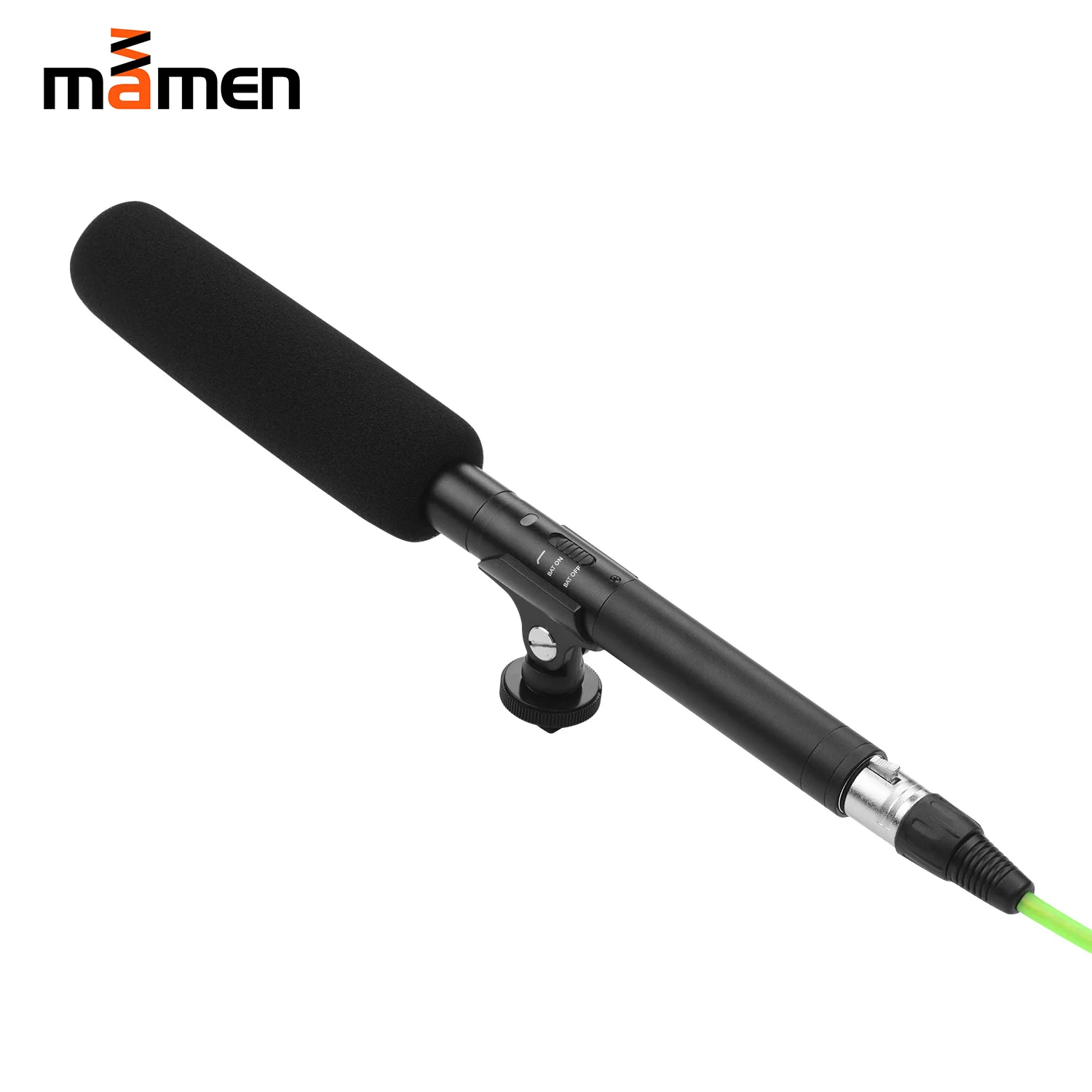 MAMEN KM-M280/M380 профессиональный микрофон для видео интервью с двойным питанием супернаправленный конденсаторный микрофон для Canon sony