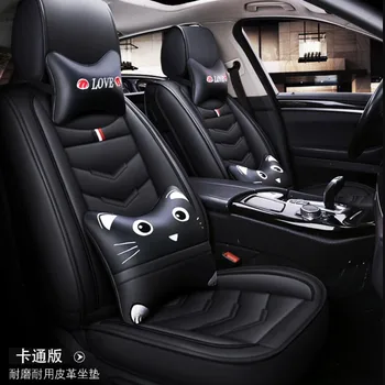

High quality Leather car seat cover for mercedes w204 w211 w210 w124 w212 w202 w245 w163 accessories covers for vehicle