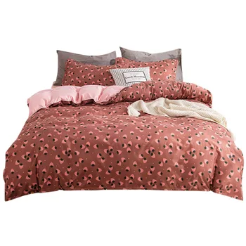 

Home Textile Products Cute Printed 4Pcs Set Bedding Set Bedding Soft Comfortable Quilt Cover Pillow Cover Bedspread