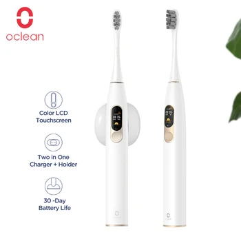 Oclean X Sonic Electric Toothbrush Fast Charge 30 days Color LCD Touch Screen IPX7 Tooth Brush Global Version oclean x smart color touch screen sonic electric toothbrush app control international version from xiaomi youpin