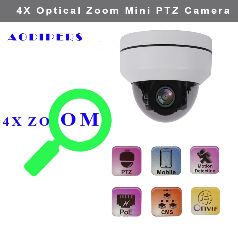 

5MP infrared IP PTZ Camera Dome outdoor supports onvif H.265 2.8-12mm Motorized Lens Waterproof for Security Camera Surveillance