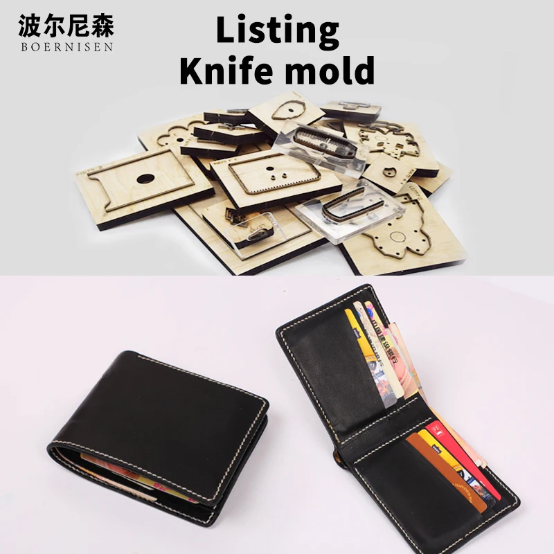 

Wooden Die Cutting Diy 2020 Short folding Wallet card bag Dies Fille Scrapbooking Suitable For Die-cutting Machines