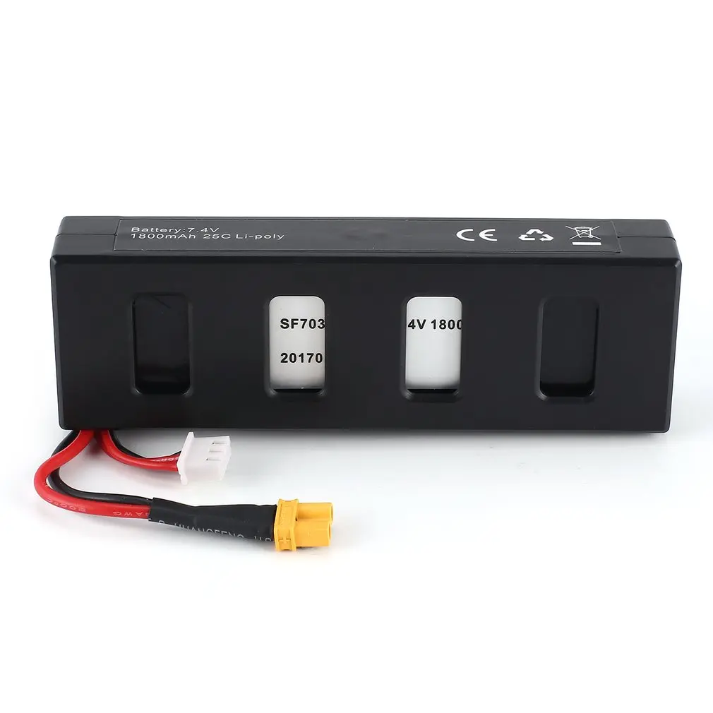 XT-30 2S 7.4V 1800mAh Rechargeable Li-po Battery with USB Charger for RC Quadcopter Drone MJX Bugs 2 B2 Accessories Parts | Электроника