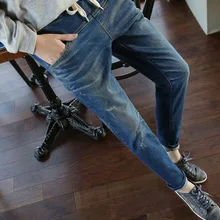 Осень Зима повседневные размера плюс женские джинсы свободные с высокой талией джинсы для мам шаровары узкие брюки джинсы для женщин в стиле бойфренд джинсы