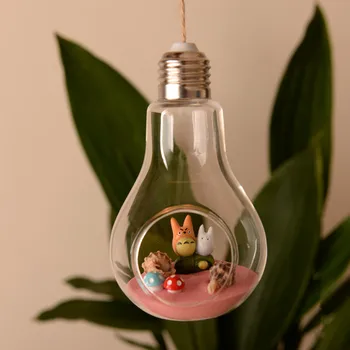 

2pcs/pack Big Size Bulb shape Glass Terrarium Vase 12*19cm Diameter=12cm Height=19cm Glassware China supplier