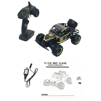 

9303E RC Car 1/18 4WD 2.4G 40KM/H High Speed RC Car Remote Control Truck Toys Desert Crawler Car Vehicle Red