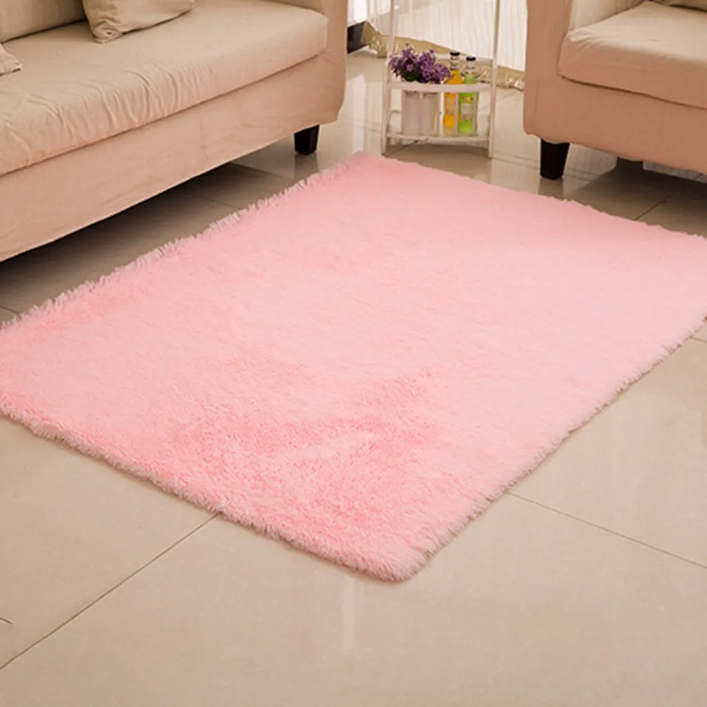 Супер мягкие прямоугольные коврики из искусственного меха овчины для спальни напольные мохнатые шелковистые плюшевые ковры белые прикроватные коврики из искусственного меха F1030
