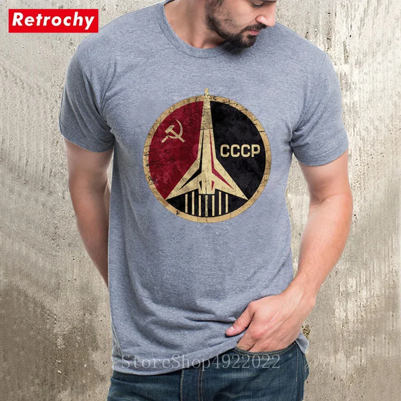 Новое поступление 2019 футболка СССР советский русский Мужской Топ Модная