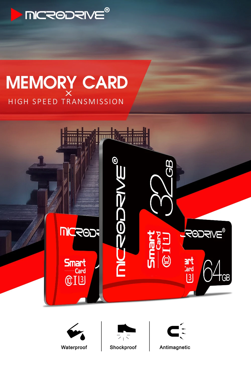 Memory Card 256GB 128GB 64GB U3 UHS-3 32GB 16GB mini sd card Class10 UHS-1 flash card Memory Minisd TF/SD Cards for Tablet 32gb memory card