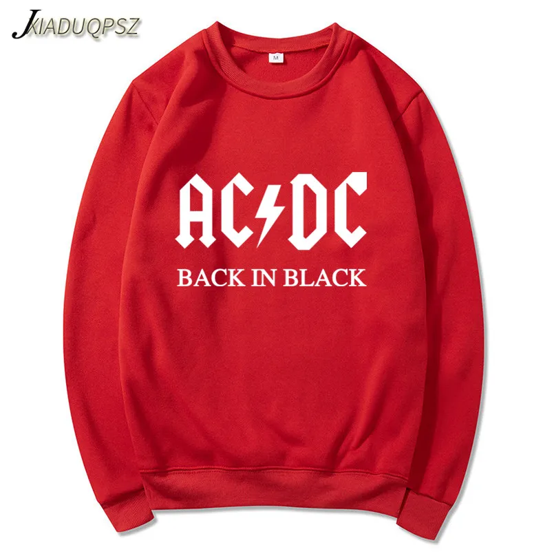 Мужская s музыка буквы AC/DC Группа рок мужская толстовка с принтом осень acdc Графический o-образный вырез толстовки wo мужчины Suprem свободная толстовка с капюшоном