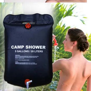 

Outdoor Camping Shower Bag 20L Portable Solar Heated Water Bag Energy Heated Bathing Picnic Water Bag BBQ Hiking Water Storage