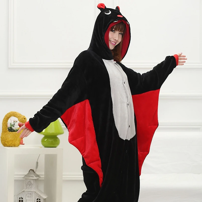 Halloween Costume Anime Cosplay Kigurumi Adult Stitch Pig Dog Onesie Flannel Jumpsuit Hooded Pajamas For Women Unisex unique halloween costumes