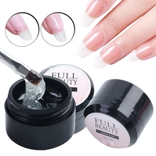 1 шт. волокно гель покрытые лаком ногти ремонт УФ гель для наращивания ногтей строительный клей акриловый стекловолокно полигель лак Маникюрный Инструмент BE1520