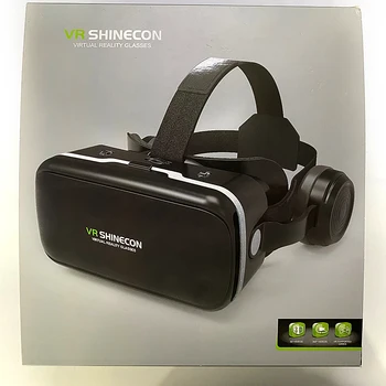 Auriculares 3D VR con Bluetooth, gafas de realidad Virtual, cartón de Google para TV, películas, videojuegos, teléfono inteligente 6