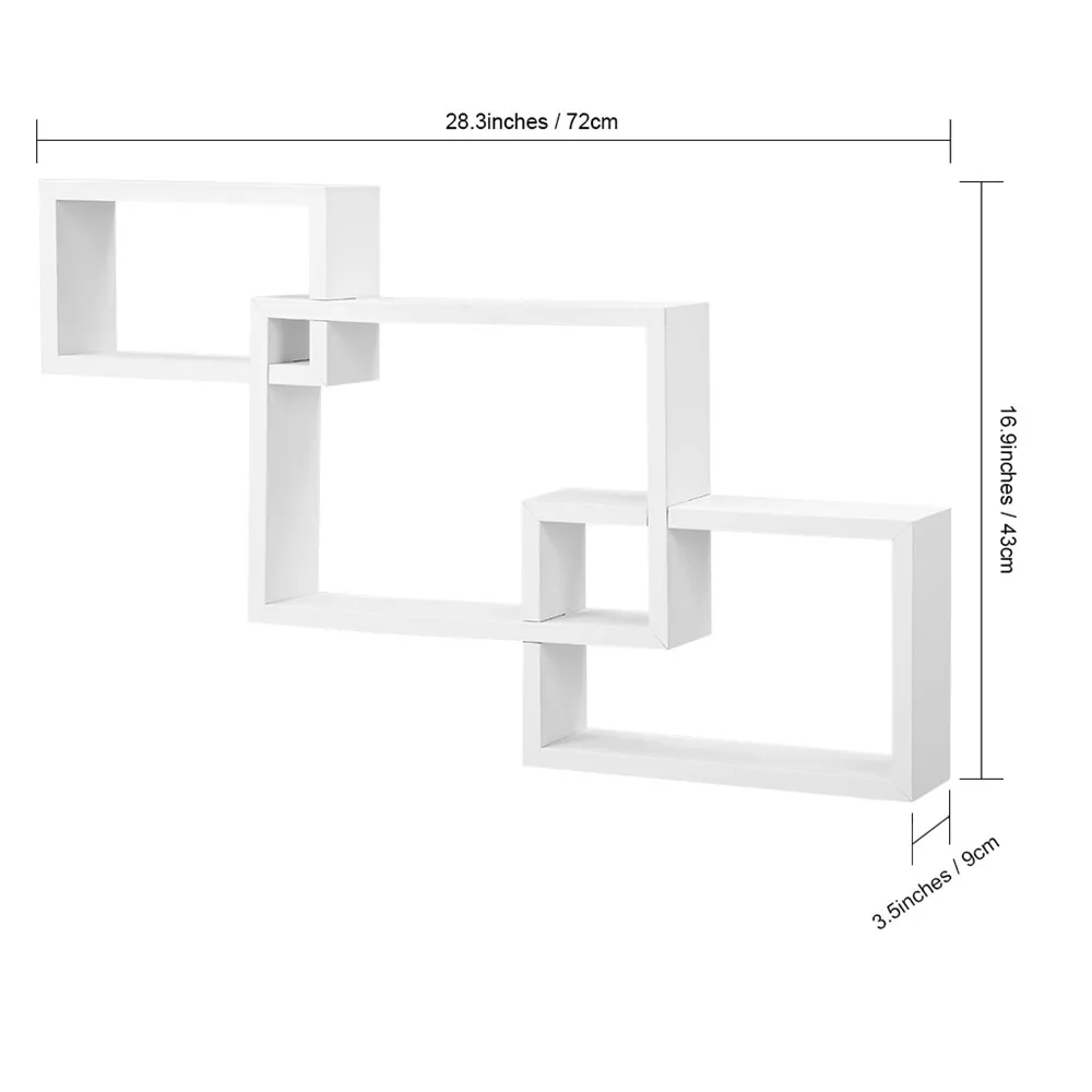  Finether Wall Mount Bookshelf, Wall Shelf, Dvd Shelf, Rack Bookcase Storage Display Organizer book safe  (home decoration, DIY)9