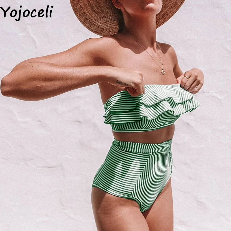Yojoceli сексуальная с цветочным принтом открытыми плечами короткая блузка для