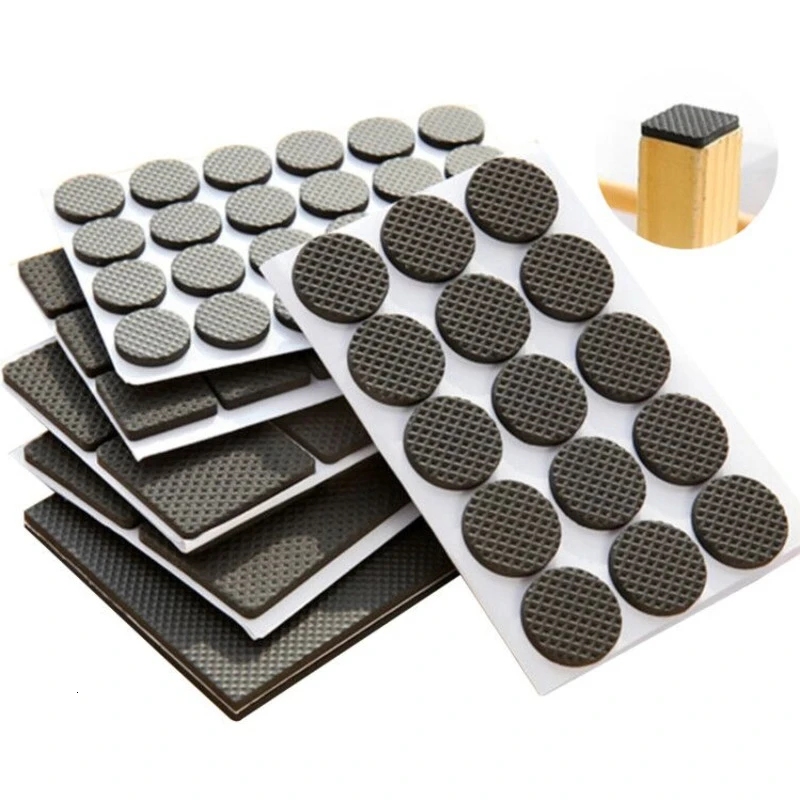 

1/3/5/10 Set Cheap Chair Leg Caps Furniture Protector Table Leg Covers Round Square Bottom Eva Chair Leg Covers Mat