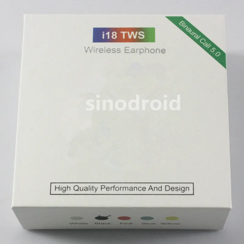 I18 TWS сенсорное управление Bluetooth V5.0 наушники с микрофоном стерео наушники-вкладыши спортивные наушники для прослушивания музыки подходят для всех смартфонов