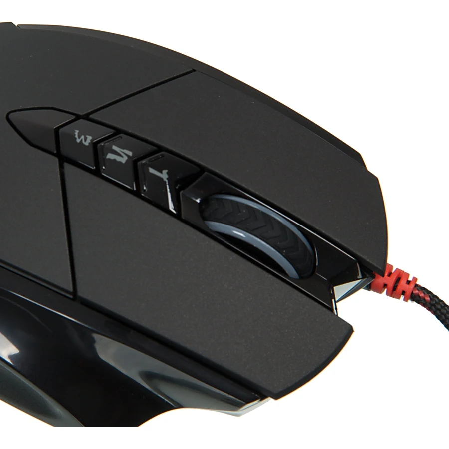 Мышь A4 Bloody V7 черный оптическая(3200dpi) USB игровая(7but