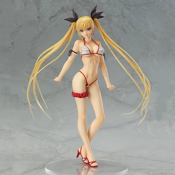 

22cm Shining Hearts Figure Anime Mistral Nereis Pvc Girl Sexy Bikini Action Figures Shiawase No Pan Misty Adult Swimsuit Figure