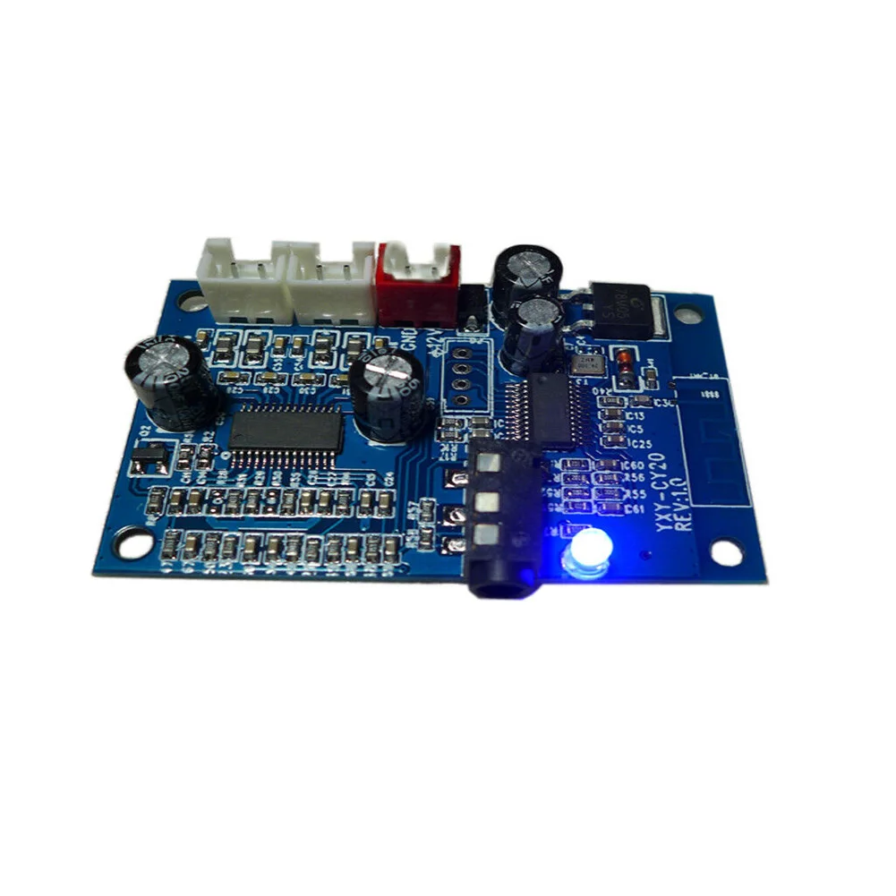 

7.5V-16V Audio Power 2x15W Professional Lossless Home Two Channel Portable Plastic Stereo Durable Bluetooth Amplifier Board
