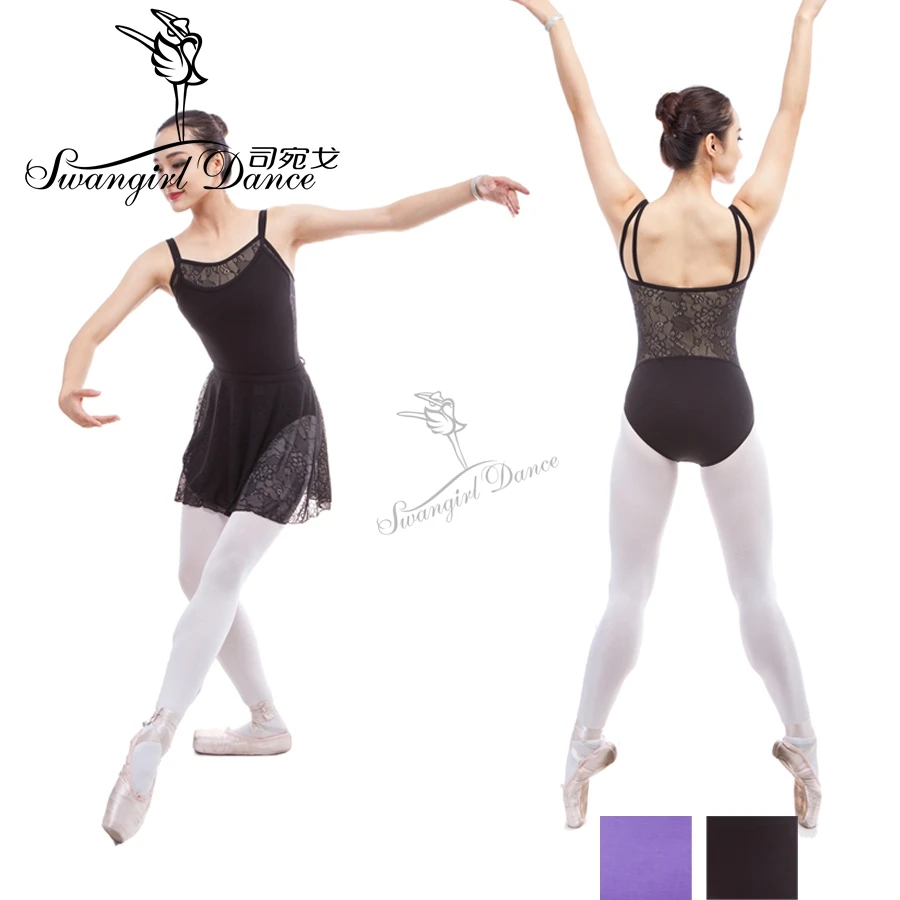 adult double camisole ballet Leotards for dance black ballet clothes women gymnastics leotards ballerina clothesCS0310