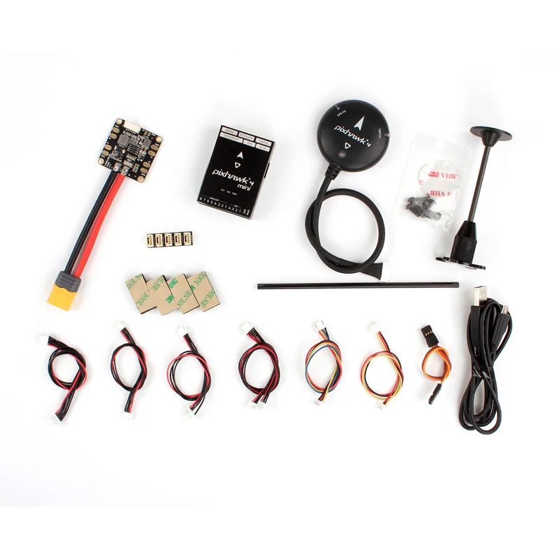 

Hot 1Set Holybro Pixhawk4 Mini PX4 Flight Control GPS Module PM06 V2 32 Bit Arm 216MHz Accessories Parts for Racing Quadcopter D