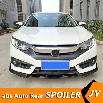 

For Honda Civic Body kit spoiler 2016-2018 For Civic 3C ABS Rear lip rear spoiler front Bumper Diffuser Bumpers Protector