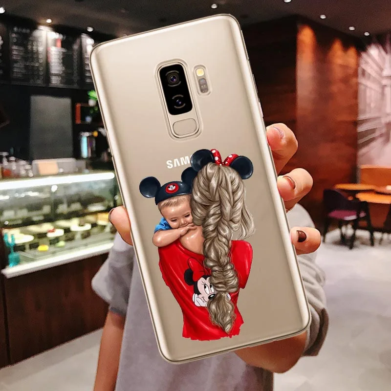 TPU VOGUE Рождество принцесса девушка женский Босс кофе Мягкий футляр для телефона для Samsung Galaxy S6 S7 Edeg S8 S9 Plus S10 Plus S10Lite - Цвет: TPU