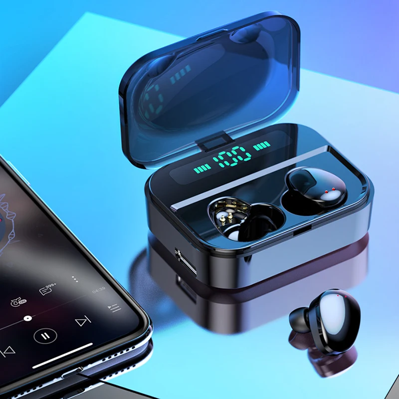 Tws pro Touch True беспроводные наушники, Bluetooth Игровые наушники, водонепроницаемые наушники с креплением на голову, мАч, зарядное устройство, инподы для смартфона