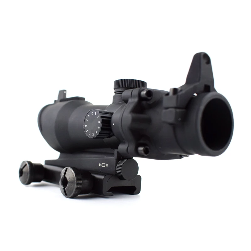 HOT 1X32 Red Dot Sight Real Fiber Optic Riflescope with 20mm Picatinny Rail 