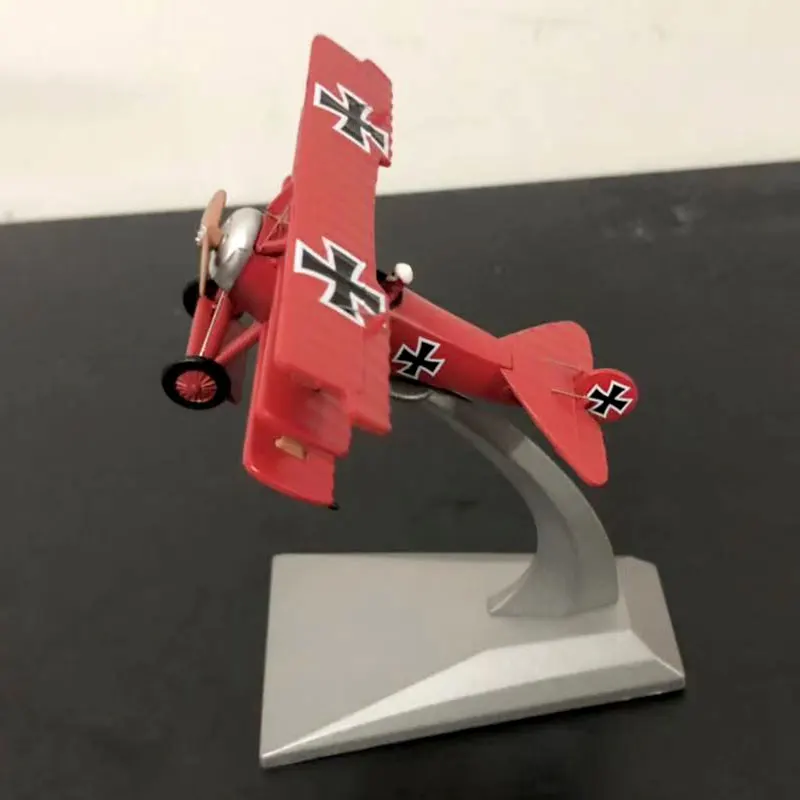 WLTK 1/72 масштаб военная модель игрушки Fokker Dr-I красный Рыцарь истребитель литой металлический самолет модель игрушки для сбора, подарка, украшения