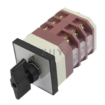 

AC 380Volts 16A Latching 2 Position Cam Combination Changeover Switch