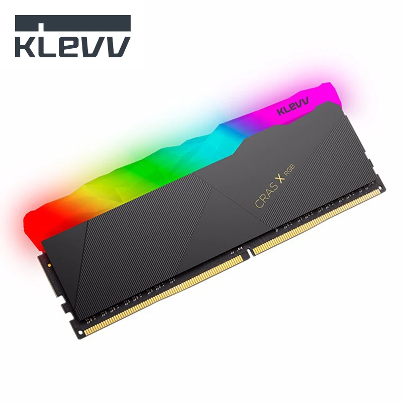 

KLEVV CRAS X DDR4 RAM 16GB 32GB 3200MHz RGB Gaming Memory with SK Hynix Chips 288Pin DIMM Memoria RAM DDR4 8GB Memory Module