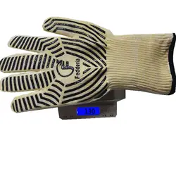 В настоящее время доступны Розничные Оптовые термостойкие перчатки Aramide Fibre + кевларовые изоляционные перчатки двухслойные толстые