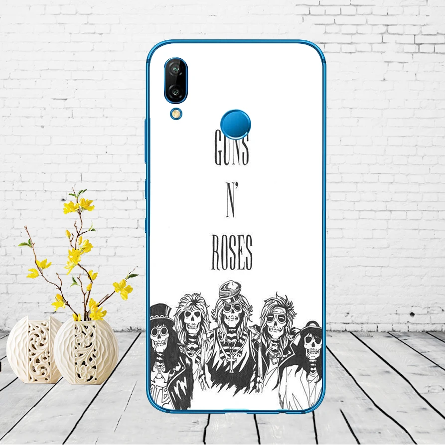 35DD guns n roses Мягкий силиконовый чехол для Huawei P9 P10 P20 P30 Lite mate 10 20 PRO lite p smart чехол
