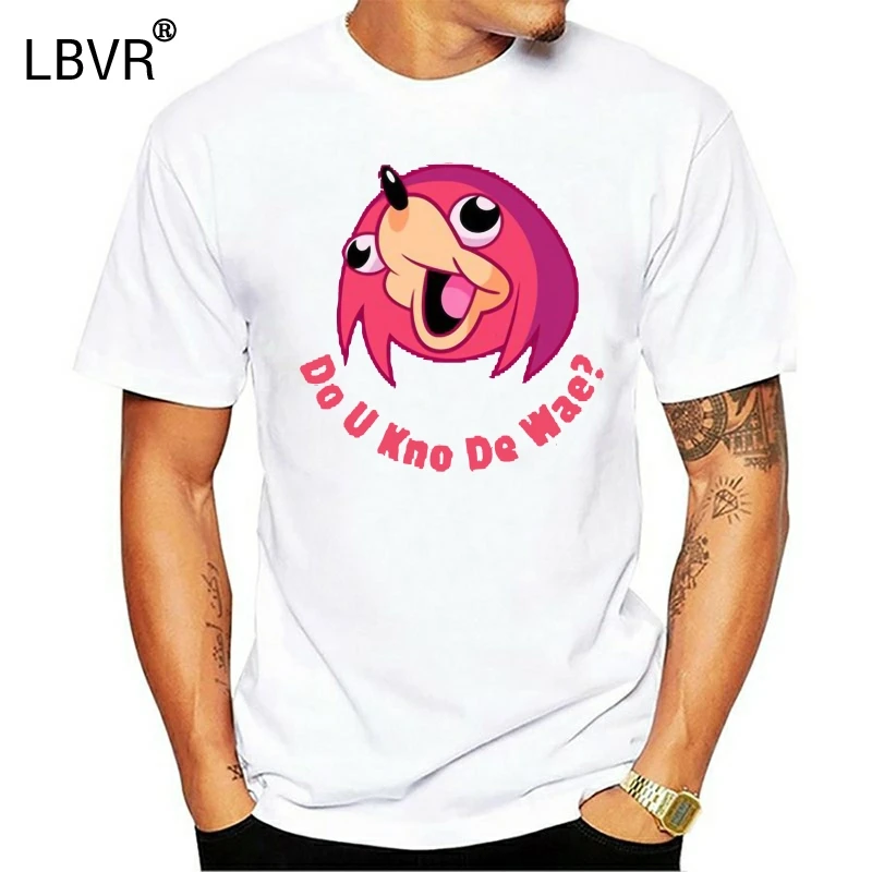 Кавайная футболка с интернет-мемом Мужская забавная do you kno de wae угаданскими