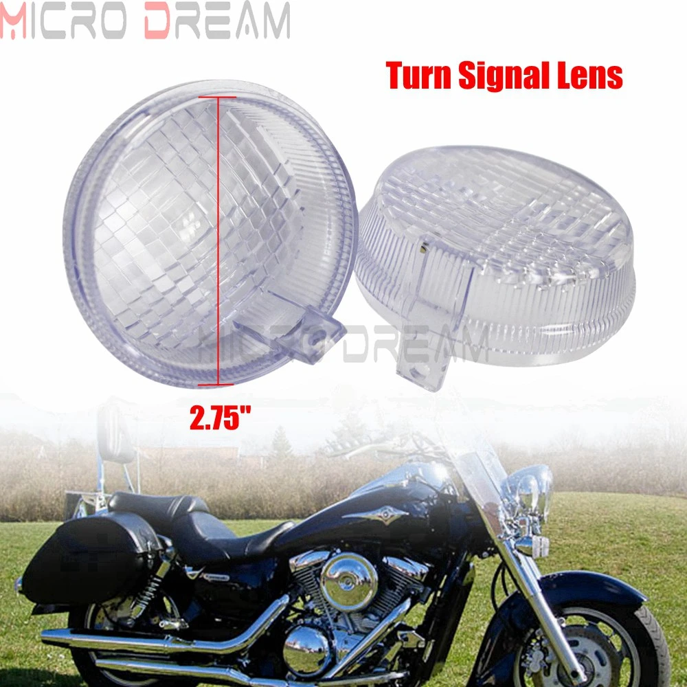 For VTX Clear Motorcycle Front Turn Signal Lens ABS Indicators Light Covers Kawasaki Vulcan 1600 Classic | - AliExpress