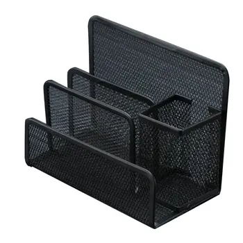 

Desktop Office Supplies Book Letter Pen Holder Combination Barbed Wire Three-Layer Book Letter Pen Holder