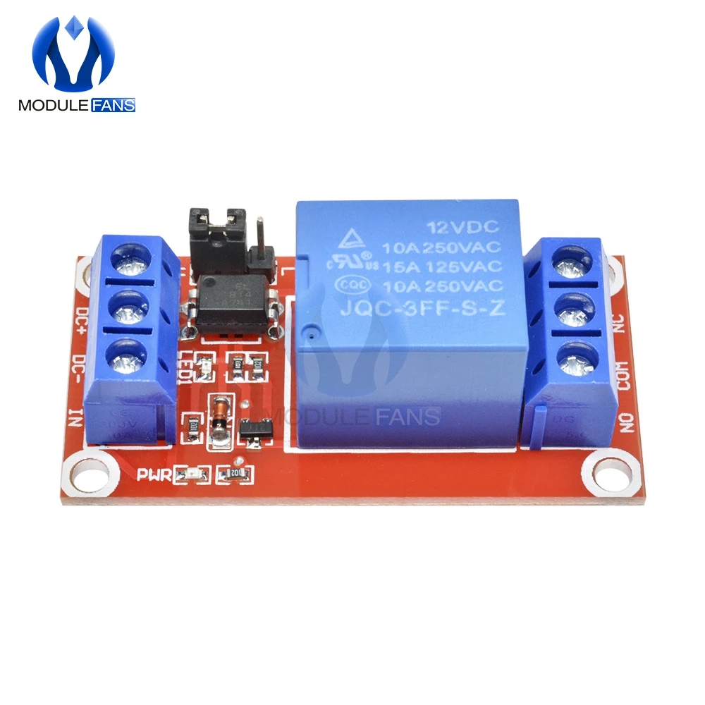 Один 1 канальный модуль релейного блока питания 12 В для Arduino|relay module|power moduleshield for