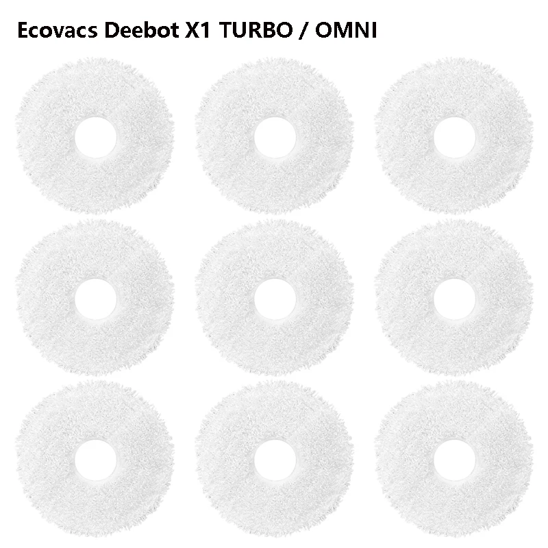 para Ecovacs Deebot x1 Turbo x1 Omni Turbo Robô Aspirador de pó Lavável Mop Pano Rotativo Mop Almofada Peças Reposição