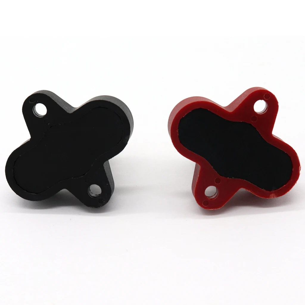 2x Stainless Steel Insulated Terminal Block Single Stud 3/8 Inch Red+Black