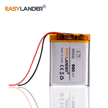 

503445 3.7v lithium ion rechargeable battery polymer lithium battery 3,7 V 900MAH For mp3 mp4 mp5 phone recorder 053445