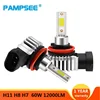 2pcs 60W 12000LM Car LED Headlight Bulbs H11 9006 HB4 9005 HB3 H4 H7 H8 H9 H1 Mini Headlight Kit for High/Beam Bulb Fog Light ► Photo 1/6