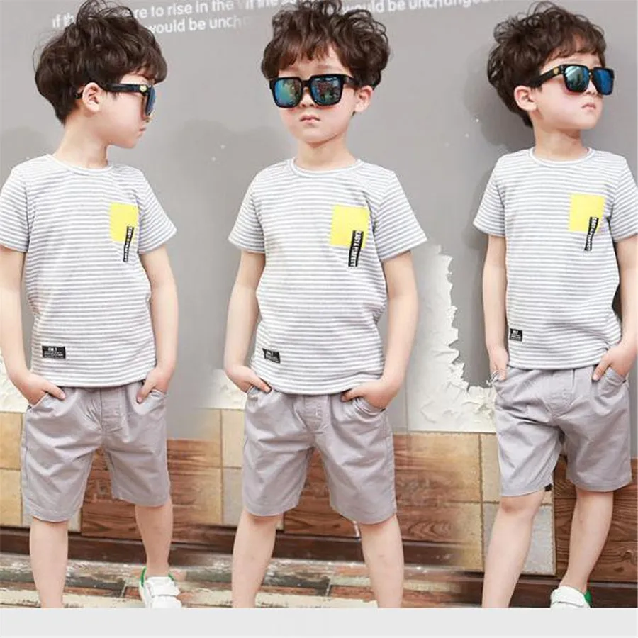

Children Clothing 2023 Summer Fashion Teen Boys Clothes 2pcs Outfit Suit Kids Tracksuit For Boys Clothing Sets 6 8 10 11 12 Year