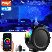 

Wifi Smart Starry Sky Projector Galaxy Projector 6 Colors Ocean Waving Light LED Nebula Cloud Night Light Sleeping Bedside Lamps