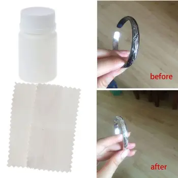

40ML Jewelry Cleaning Polishing Cloth Liquid Anti-Tarnish Silver Gold Cleaner
