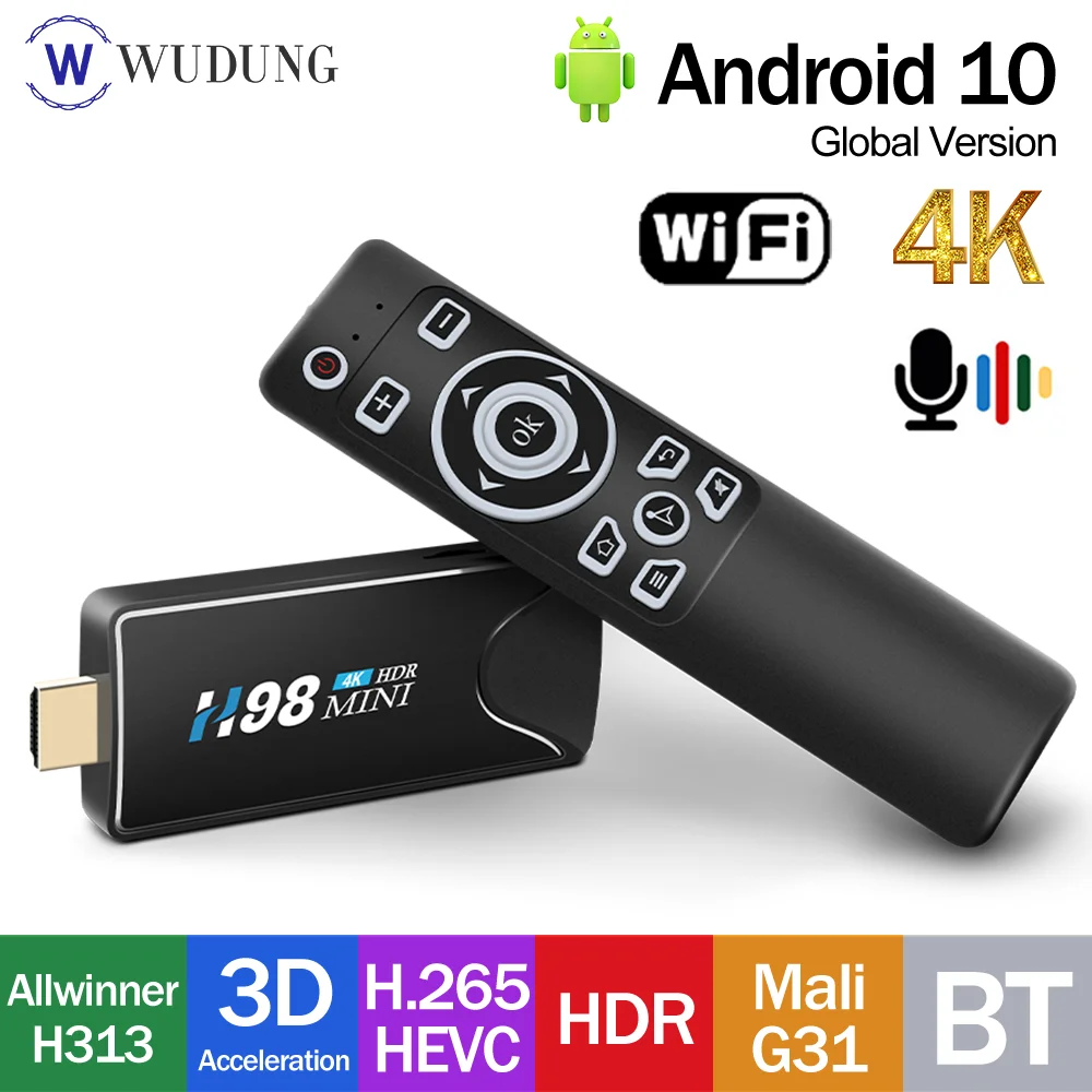 Приставка Смарт-ТВ H98MINI Android 4 0 Allwinner H313 4K HDR | Электроника