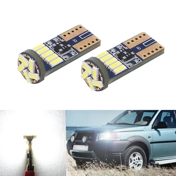 

2x T10 W5W LED Bulb 4014 15SMD 168 194 Car Accessories Clearance Lights Reading lamp Auto 12V White Crystal Blue