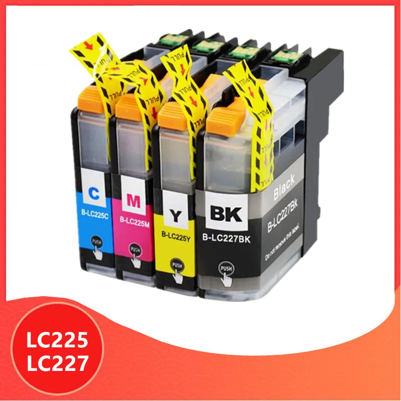Совместимый чернильный картридж для LC227XL LC225XL LC227 LC225 Brother DCP J4120DW MFC J4420DW J4620DW